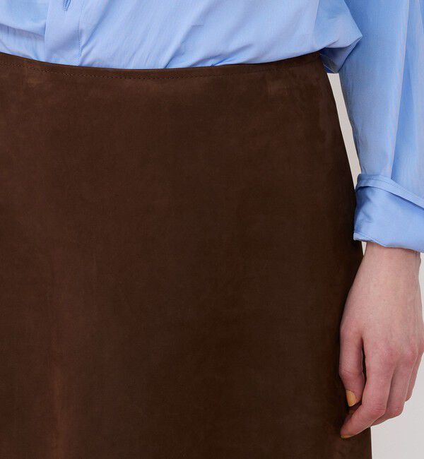 GALERIE VIE「プライムヌバック Aラインロングスカート」|台形|