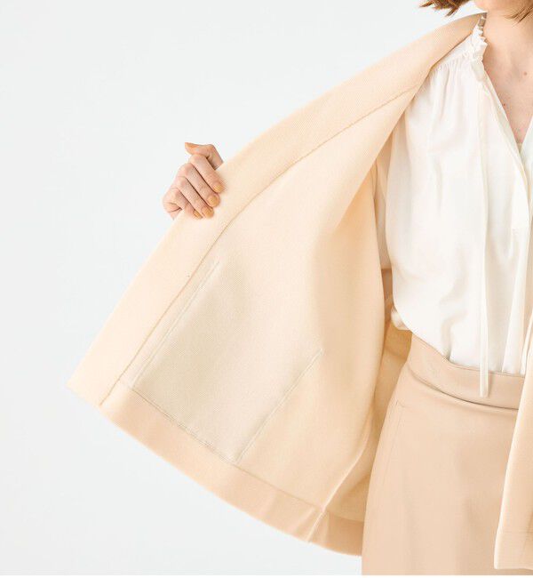 Ballsey「ウールポリエステルミラノリブ ショートスリーブカーディガン」|カーディガン|