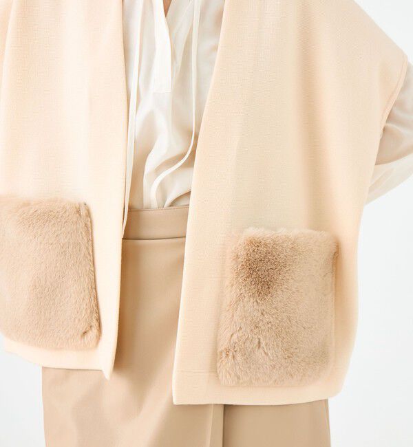 Ballsey「ウールポリエステルミラノリブ ショートスリーブカーディガン」|カーディガン|