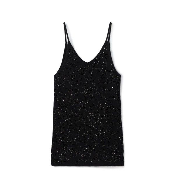 DES PRES「フォックスカシミヤ キャミソールドレス」|ワンピース|18 ブラック系