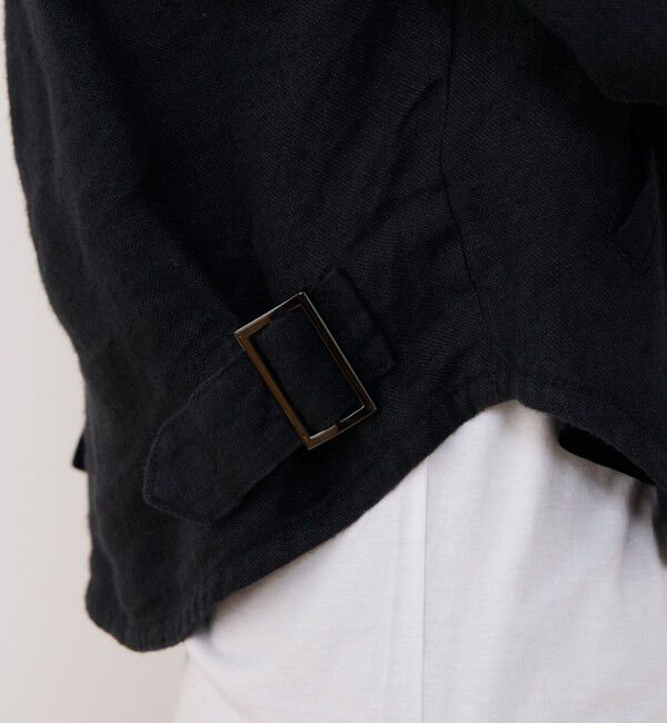 GALERIE VIE「ブラッシュドリネン コクーンブルゾン」|ブルゾン・スタジャン|