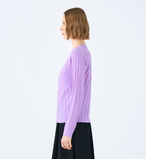 Ballsey「ストレッチカシミヤ ソフトビルドネックプルオーバー」|ニット・セーター|