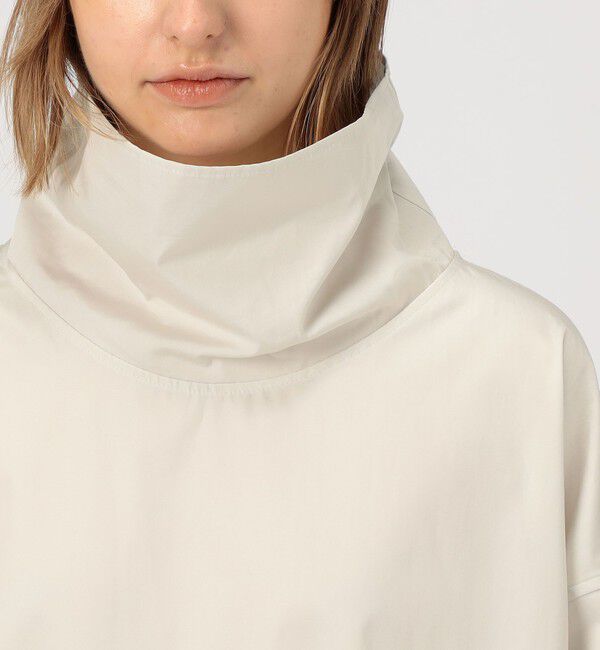 GALERIE VIE「スムースドライコットン ハイネックブラウス」|シャツ・ブラウス|