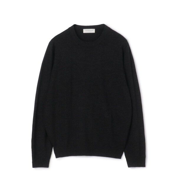 TOMORROWLAND MENS「TOMORROWLAND tricot メリノベーシック クルーネックプルオーバー」|ニット・セーター|18 チャコールグレー