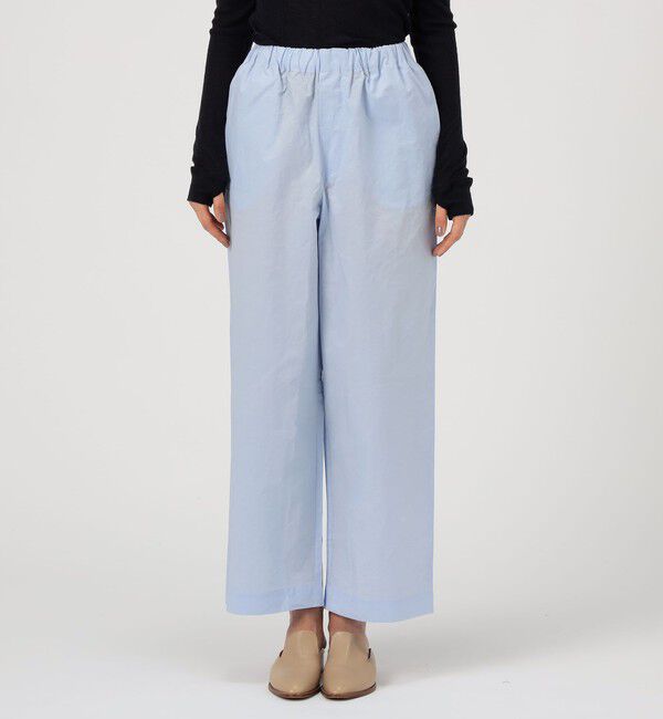 TOMORROWLAND GOODS「BASERANFE CLAUDE コットンポプリン ルームパンツ」|ルームウェア|