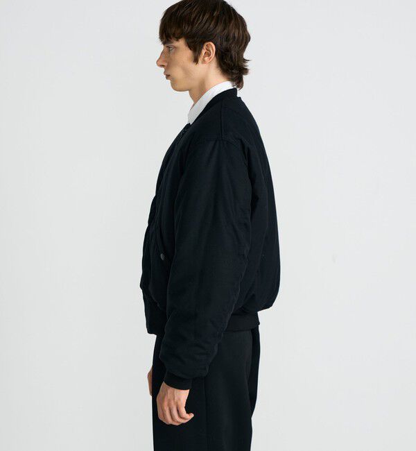 Edition「Super120's カレッジフラノ MA-1ブルゾン」|ブルゾン・スタジャン|