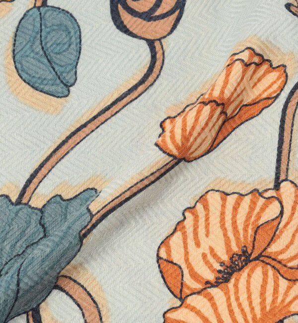 TOMORROWLAND GOODS「【別注】MANIPURI FLOWER スカーフ」|バンダナ・スカーフ|