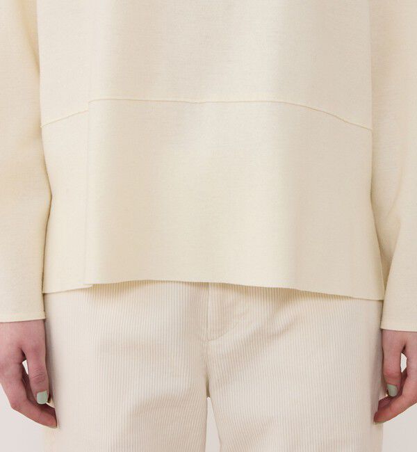 GALERIE VIE「ウールミルドスムース ビルドネックプルオーバー」|Tシャツ・カットソー|