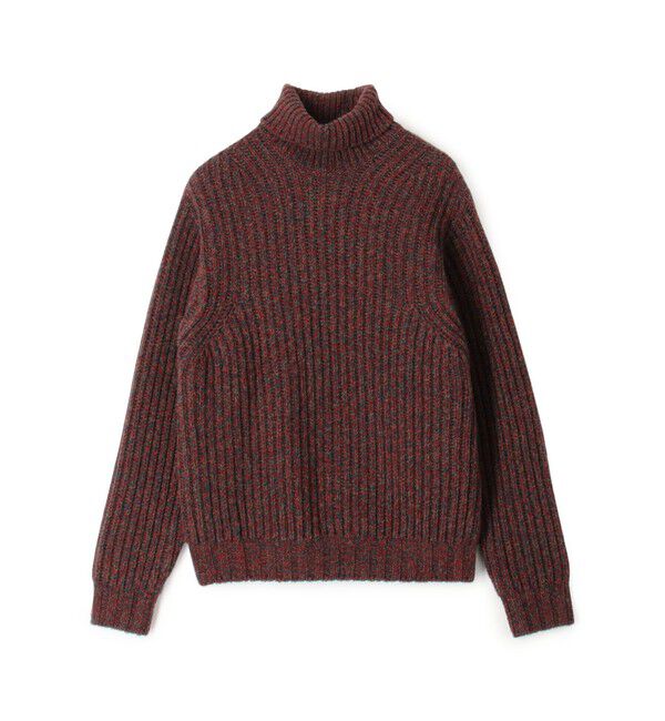 TOMORROWLAND MENS「TOMORROWLAND Tricot ウールカシミヤ メランジニット タートルネックプルオーバー」|ニット・セーター|36 レッド系