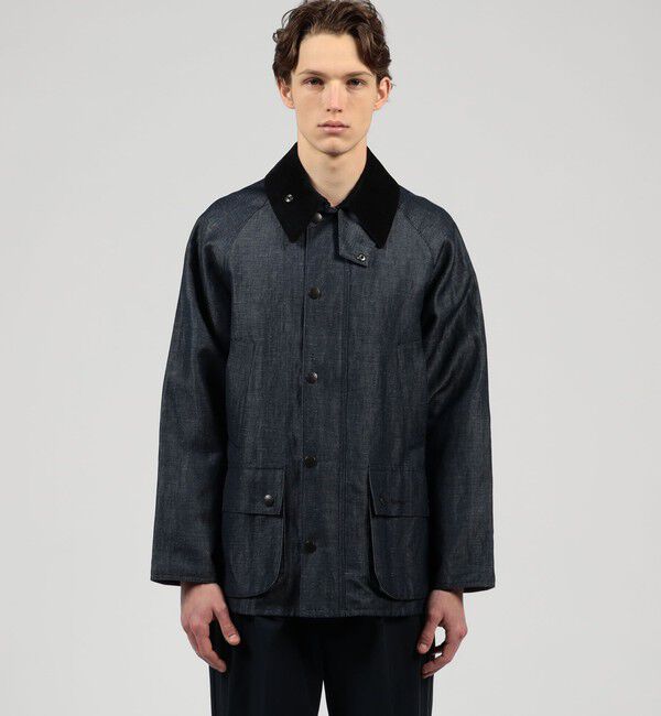 TOMORROWLAND MENS「【WEB先行予約・別注】Barbour Classic BEDALE ウールリネン ブルゾン DORMEUIL」|ブルゾン・スタジャン|