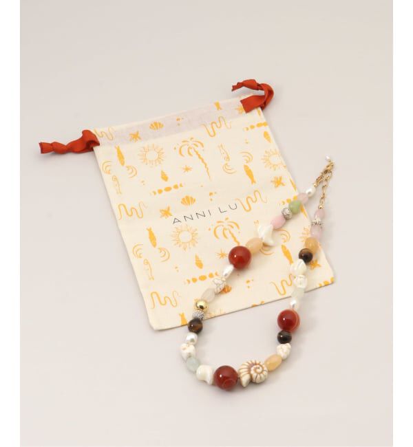 「ANNI LU SEASIDE CARMEL CREAM ネックレス」|ネックレス|