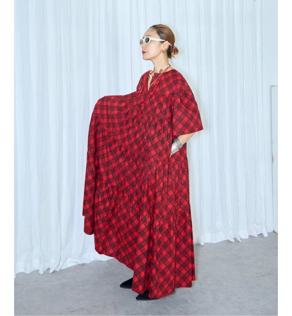  「AFRICAN WAX PRINT DRESS：ワンピース」|ワンピース|