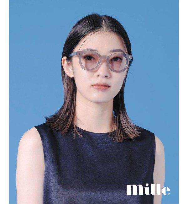 EYETHINK「mille 別注 IDOLA Col.8EX Sunglasses」|サングラス|グレーA