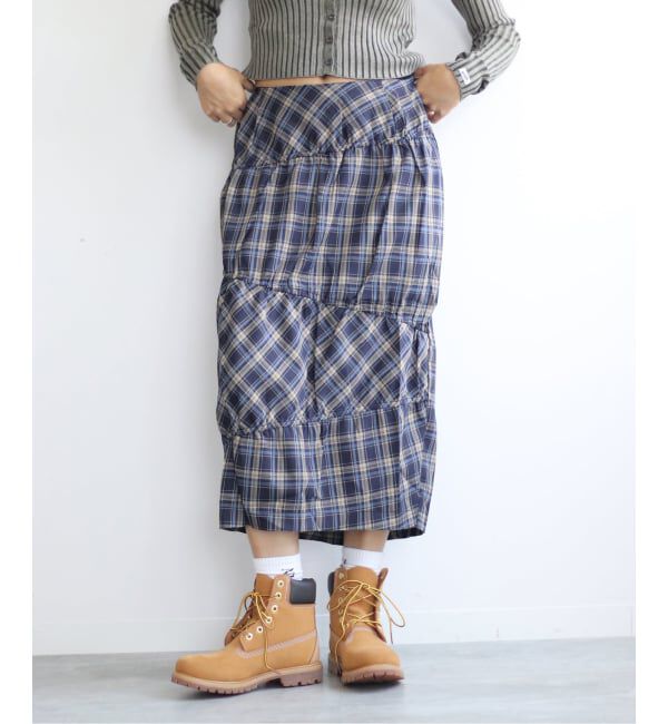 JOINT WORKS「ANNA SUI NYC チェックシャーリングスカート」|スカート|