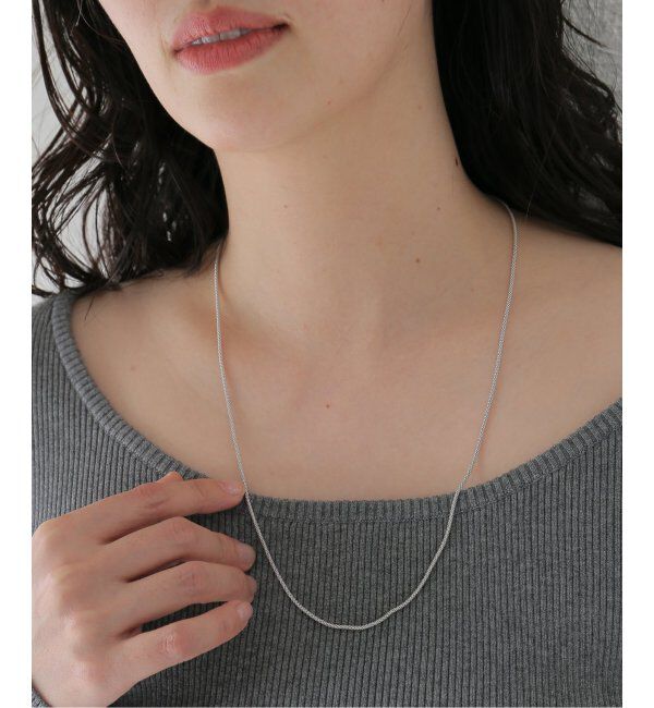 Plage「MARIHA / マリハ Silent Rain POPCORN チェーンネックレス 60 (シルバー)」|ネックレス|