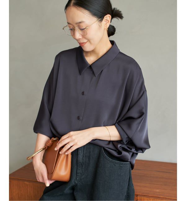 Plage「dull satin dolman ブラウス」|シャツ・ブラウス|