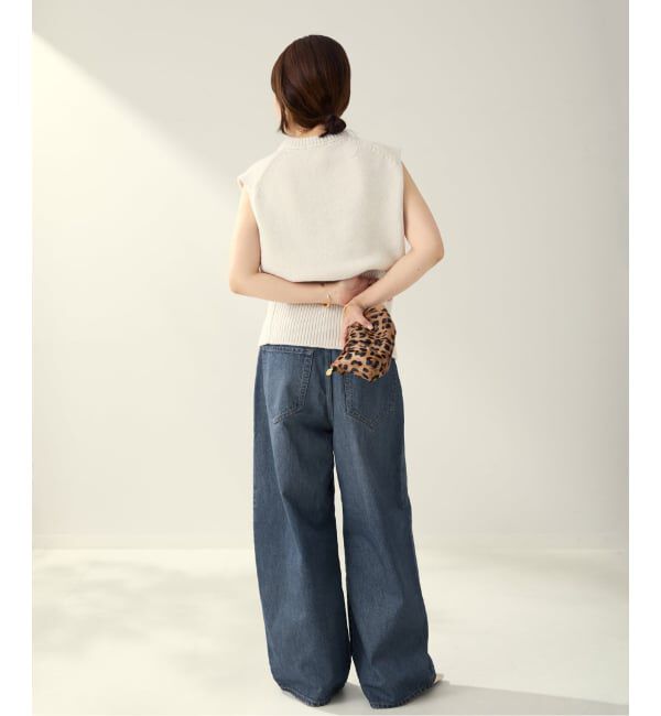 Plage「R&rsquo;IAM バレル DENIM パンツ」|デニム|