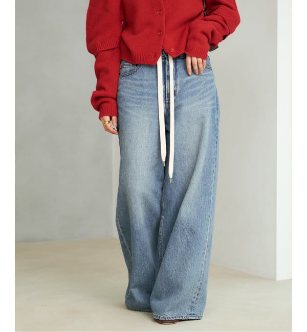 Plage「《追加》R&rsquo;IAM SUPER LOOSE デニム 4」|デニム|