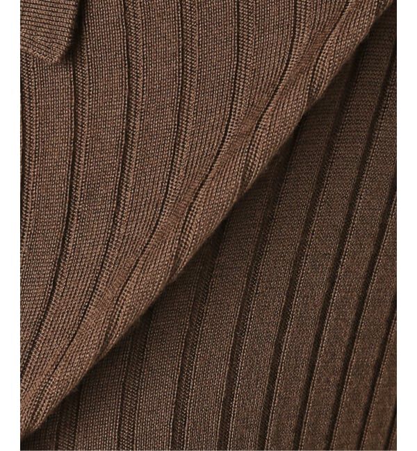 Plage「Collar Wide Rib カーディガン」|カーディガン|