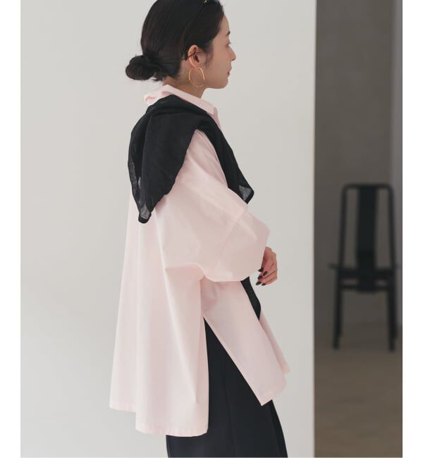 Plage「《予約》Typewrter Poncho シャツ」|シャツ・ブラウス|