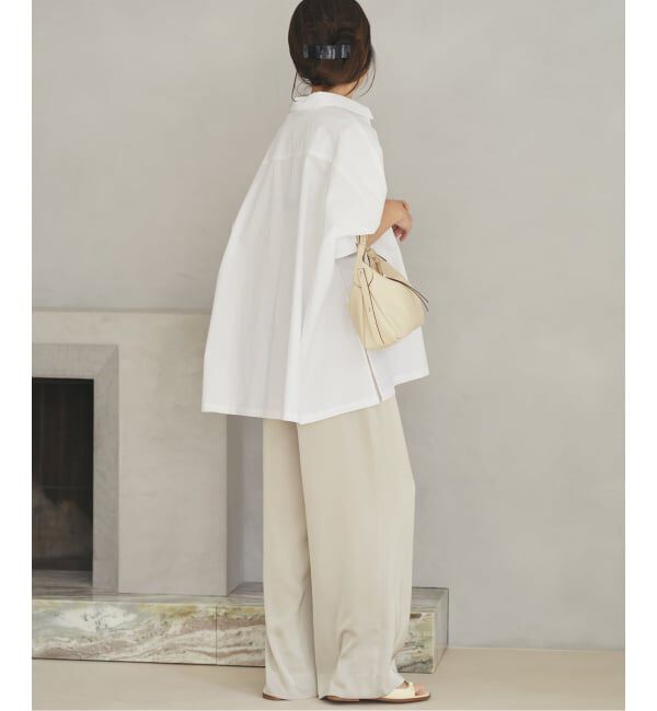 Plage「《予約》Typewrter Poncho シャツ」|シャツ・ブラウス|