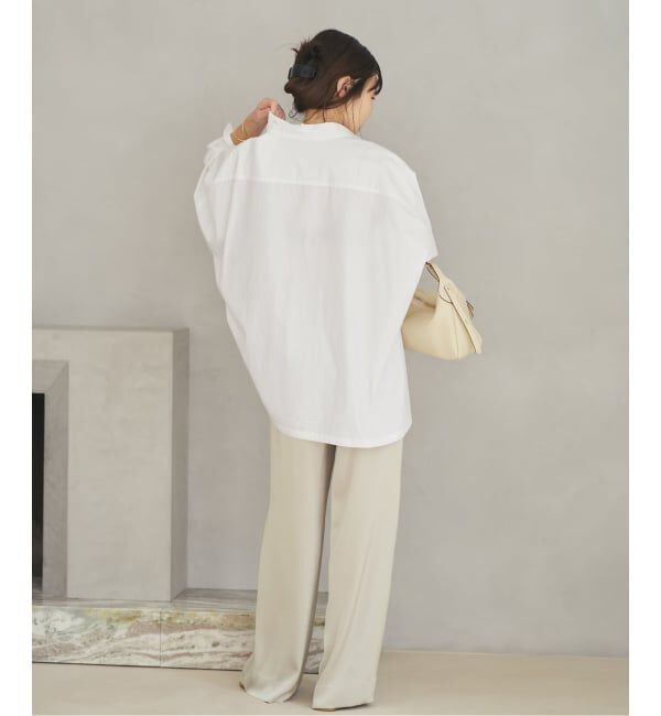 Plage「《予約》Typewrter Poncho シャツ」|シャツ・ブラウス|