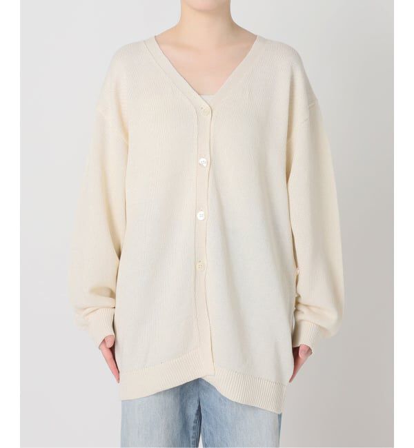 Plage「《予約》organic linen 混 カーディガン」|カーディガン|