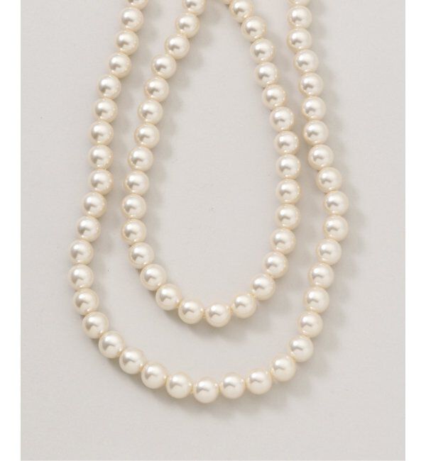SLOBE IENA「《追加2》SLOBE ロングパールネックレス」|ネックレス|