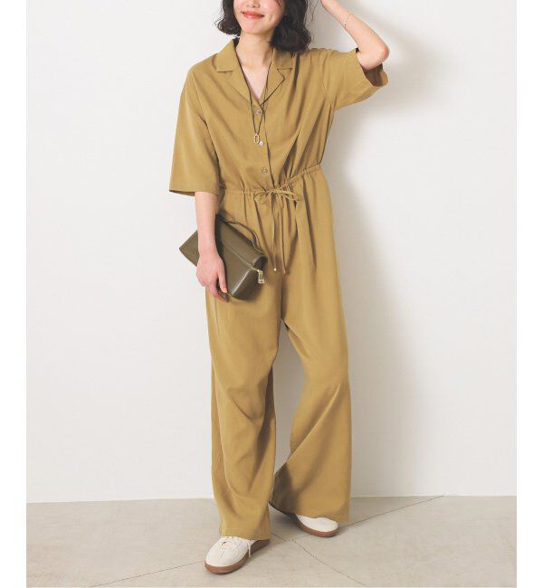 SLOBE IENA「ハーフスリーブオールインワン」|オールインワン|