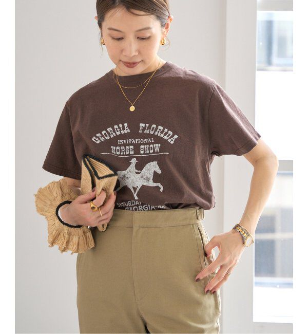 IENA「《追加》COUTURE D&rsquo;ADAM/クチュールドアダム Vintage Remake TEE」|Tシャツ・カットソー|