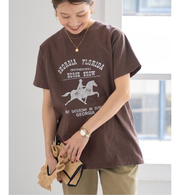 IENA「《追加》COUTURE D&rsquo;ADAM/クチュールドアダム Vintage Remake TEE」|Tシャツ・カットソー|