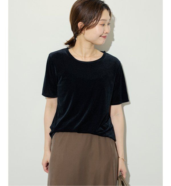 SLOBE IENA「ベロアTシャツ」|Tシャツ・カットソー|