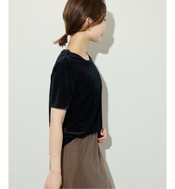 SLOBE IENA「ベロアTシャツ」|Tシャツ・カットソー|