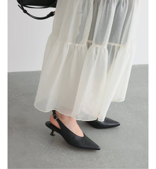 SLOBE IENA「SLOBE ベルトバックスリングパンプス」|パンプス|