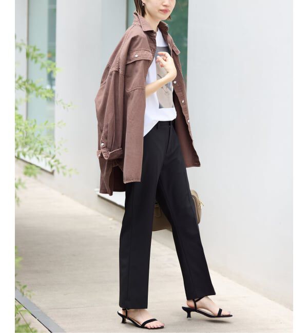 SLOBE IENA「《3サイズ展開/追加》スティックパンツ」|スラックス|