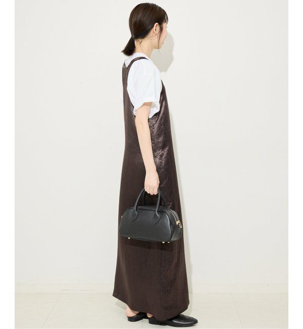 SLOBE IENA「《吸水速乾》リキッドサテンタンクワンピース」|ワンピース|