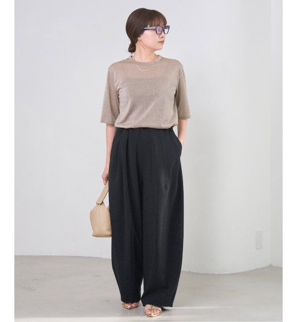 IENA「コクーンパンツ」|スラックス|