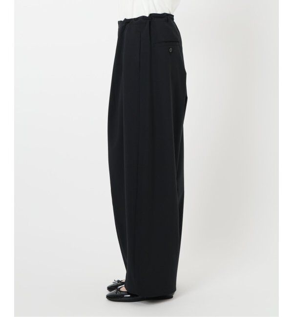 IENA「コクーンパンツ」|スラックス|