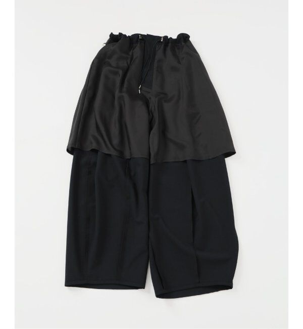 IENA「コクーンパンツ」|スラックス|