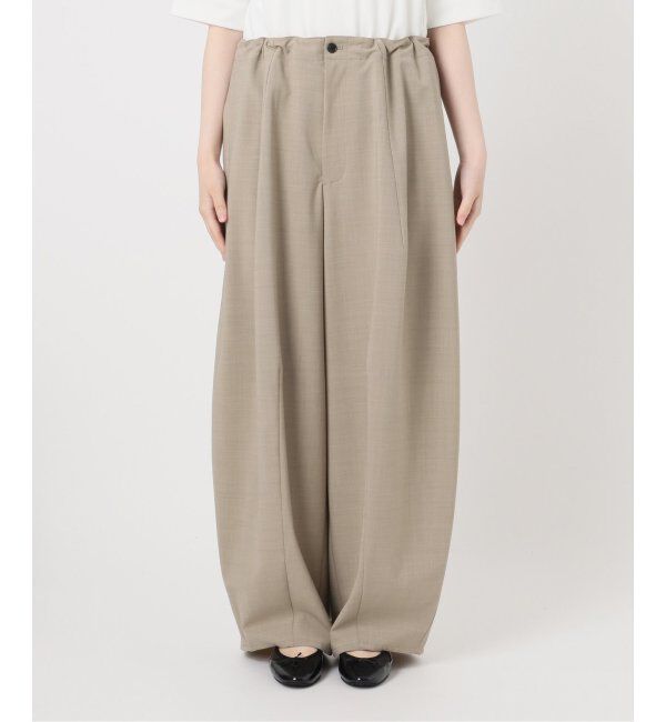 IENA「コクーンパンツ」|スラックス|