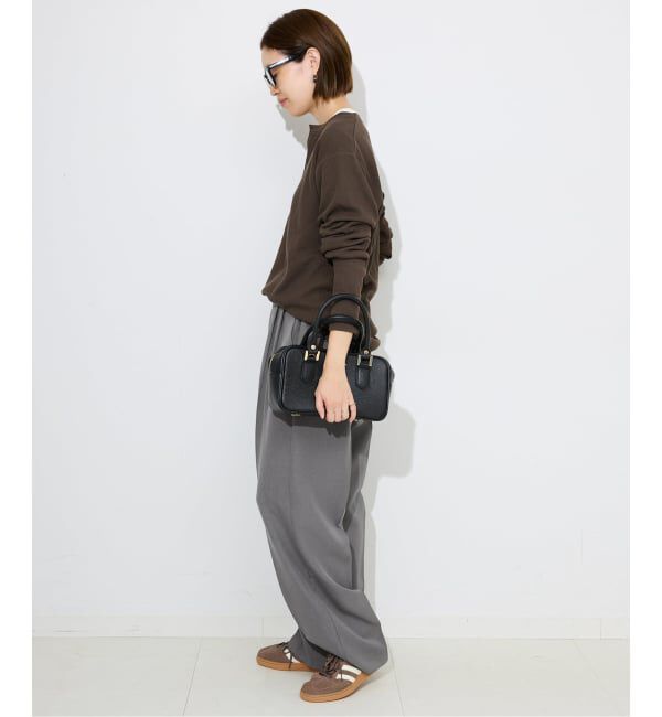 SLOBE IENA「パウダーツイルイージーテーパードパンツ」|その他|