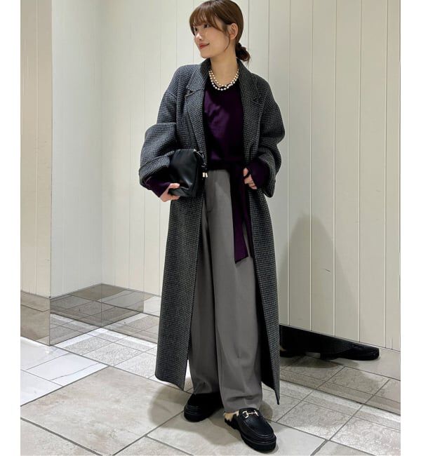 SLOBE IENA「パウダーツイルイージーテーパードパンツ」|その他|