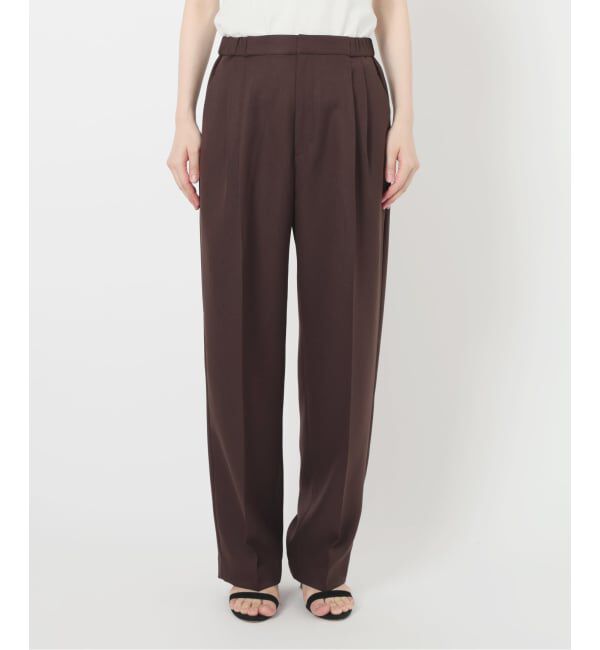 SLOBE IENA「パウダーツイルイージーテーパードパンツ」|その他|