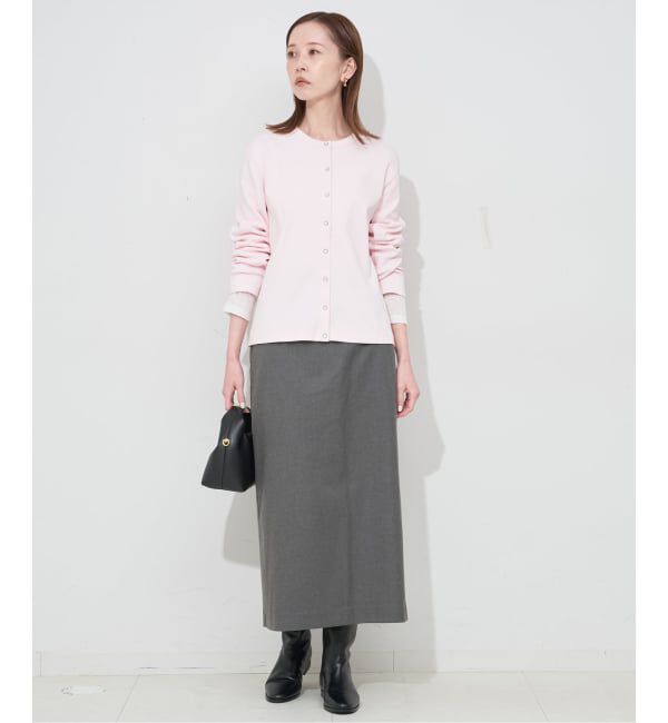 SLOBE IENA「《WEB限定/追加》フライスパールボタンカーディガン」|カーディガン|