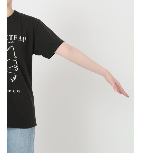 IENA「THE CULTURE CODE &times; Jean Cocteau 別注 CAT Tシャツ」|Tシャツ・カットソー|