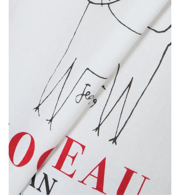 IENA「THE CULTURE CODE &times; Jean Cocteau 別注 CAT Tシャツ」|Tシャツ・カットソー|