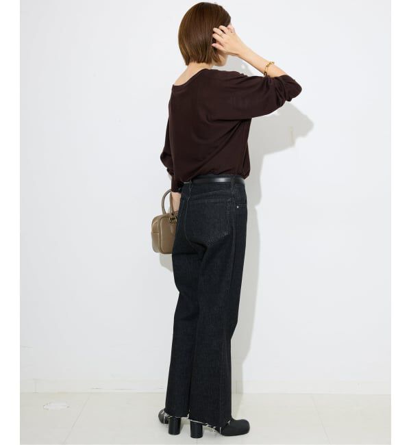 SLOBE IENA「LE DENIM MOMMY ANKLE LEG」|デニム|