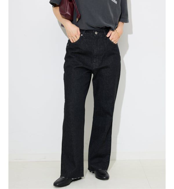 SLOBE IENA「LE DENIM MOMMY ANKLE LEG」|デニム|