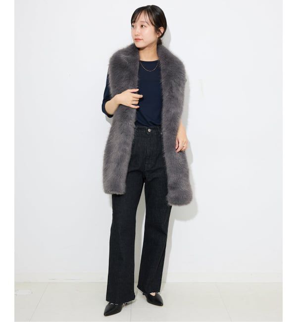 SLOBE IENA「LE DENIM MOMMY ANKLE LEG」|デニム|