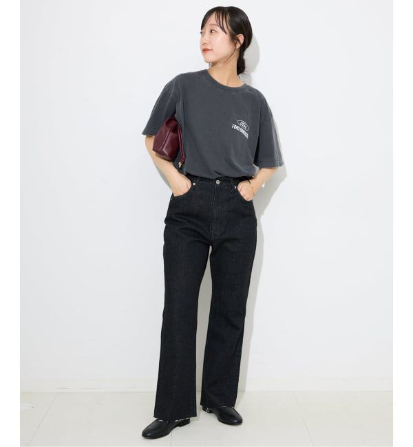 SLOBE IENA「LE DENIM MOMMY ANKLE LEG」|デニム|